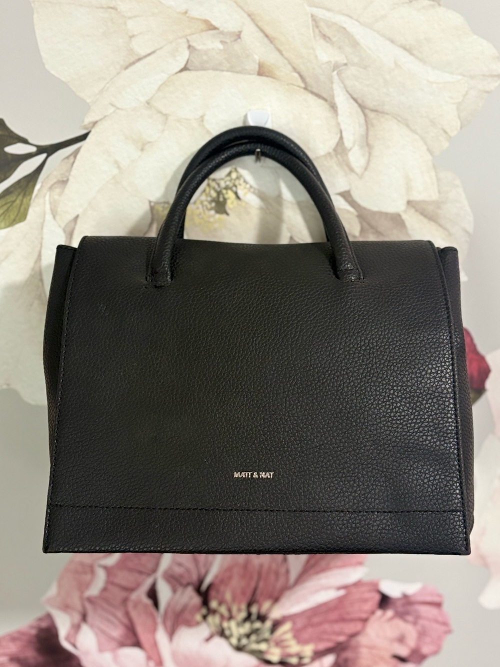 Matt & Nat Black Adel Purity Vegan Satchel